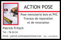 Action pose - Agence Immobilière - Menuiserie Alu/Bois/Pvc - Placards / Dressing  - iBat.nc